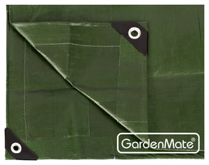 GardenMate 2m x 3m Telone in tessuto premium 200g/m2 - x 3m, Verde