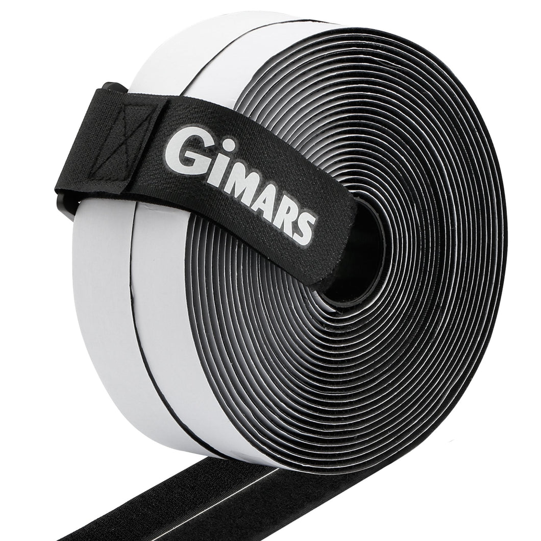 Gimars Nastro Adesivo in velcro 20mm*6M Hook Loop 6 metri, 6 Metri Nero - Ilgrandebazar