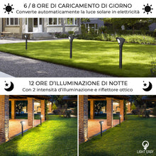 Carica l&#39;immagine nel visualizzatore di Gallery, Lampada Solare Light Easy, 2 Luci Solari Esterno Lampade a LED, Nero