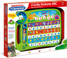 Carica l'immagine nel visualizzatore di Gallery, Clementoni - 13264 - Sapientino - Alfabetiere Grillo Abc - gioco educativo 3 anni elettronico parlante (batterie incluse), gioco per imparare le lettere Single