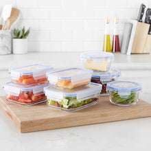 Carica l'immagine nel visualizzatore di Gallery, Amazon Basics - Contenitori per alimenti, in vetro, con coperchi, 14 pezzi (7 contenitori + 7 coperchi), senza BPA 14 Single