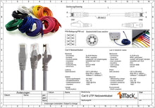 Carica l'immagine nel visualizzatore di Gallery, 2m - blu - 1 pezzo - Rete Cavi Cat6 CAT 6 | 250MHz | non contiene alogeni | compatibile con CAT 5e / CAT6a / CAT7 | 10 / 100 / 1000 / 10000 Mbit / s | per switch, router, modem, Patchpannel, Access Point, pannelli di permutazione