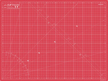 Carica l&#39;immagine nel visualizzatore di Gallery, La Canilla ® - Tappetino Da Taglio Autoguarigione A2 (60x45cm) rosso - Ilgrandebazar
