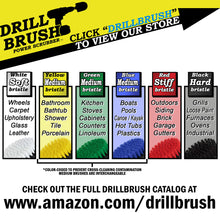 Carica l&#39;immagine nel visualizzatore di Gallery, Drillbrush 2 pezzo nero Ultra Stiff es pulizia Rotary Stiff-black - Ilgrandebazar