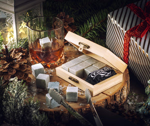 Premium Whisky Stones Set di Regalo da Amerigo - Annacquare il tuo whisky?...