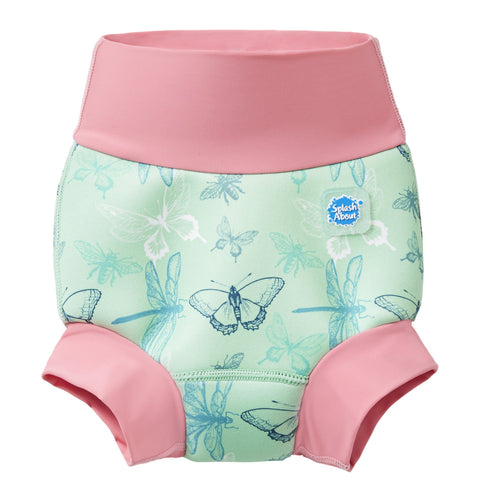 Splash About Baby Kids New Improved Happy Nappy, Pink Blossom, 6-12 Months - Ilgrandebazar