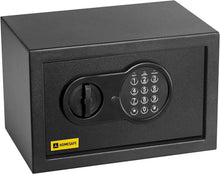 Carica l'immagine nel visualizzatore di Gallery, Homesafe HV20E Cassaforte Elettronica, 20x31x20cm (HxWxD), Satin Nero di Carbonio