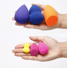 Carica l&#39;immagine nel visualizzatore di Gallery, Spugnette Make Up Miss 16*6*6cm, 3 Normali + 3 Mini - Ilgrandebazar