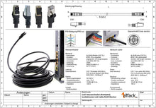 Carica l'immagine nel visualizzatore di Gallery, 1aTTack.de 0,25m - Rosso - 1 Pezzo - Cat.7 Cavi di Rete CAT7-10000 MBit/s S-FTP Doppia schermatura PIMF 600MHz 4x2xAWG26 / 7 CU Rame Non Contiene alogeni Compatibile con CAT5e CAT6 Cat 6a Cat8