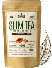 Carica l&#39;immagine nel visualizzatore di Gallery, SLIM TEA - Tisana drenante , Detox, dimagrante forte , brucia grassi - Te verde, Zenzero, Mate, Equiseto, Ibisco, Betulla, Ortica, Papaya, Dente di Leone, Cardamomo - 100g