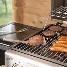 Carica l&#39;immagine nel visualizzatore di Gallery, Bruzzzler Set posate da grill in acciaio inox, 3 pezzi, 3 Pezzi, Argento - Ilgrandebazar