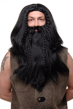 Carica l&#39;immagine nel visualizzatore di Gallery, Wig Me Up - Parrucca E Barba, Intrecciata, Da Uomo, Carnevale,Barbaro,... - Ilgrandebazar