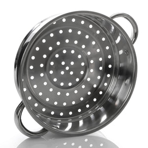 Premier Housewares 408129 Pentola a Vapore con 28 x 22 x 25 cm, Argento