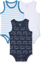 Carica l&#39;immagine nel visualizzatore di Gallery, Care Bach, Body Bimbo 0-24 (Pacco da 3), Multicolore (Dunkel Blau), 62 - Ilgrandebazar