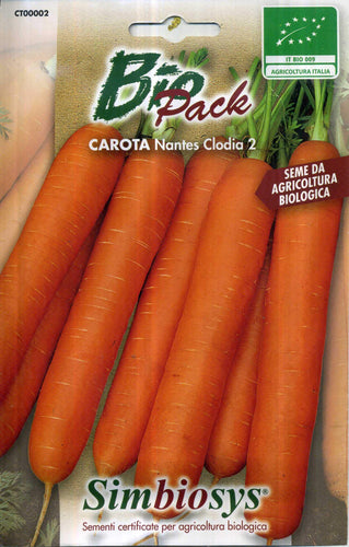 SEMENTI BIOLOGICHE PER ORTAGGI IN BUSTINA AD USO AMATORIALE (CAROTA NANTESE) - Ilgrandebazar