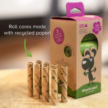 Carica l'immagine nel visualizzatore di Gallery, Poop Bags  120 Sacchetti Premium per Cane Biodegradabili Lavender-Scented, 8 Refill Rolls