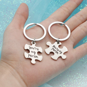 Portachiavi per coppia, fidanzato, fidanzata, familiari, You're My Person - Ilgrandebazar