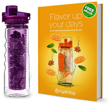Carica l&#39;immagine nel visualizzatore di Gallery, Hydracy Bottiglia con Infusore per Acqua Aromatizzata alla Frutta Porpora - Ilgrandebazar
