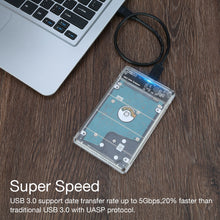 Carica l&#39;immagine nel visualizzatore di Gallery, POSUGEAR Case Esterno per Disco Rigido 2.5&quot;, USB 3.0 con UASP, Enclosure...