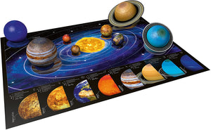 Ravensburger 11668 Puzzle 3D, Sistema Solare, 540 Pezzi, 8 pianeti, Età Raccomandata 6+, Puzzle Ravensburger Alta Qualità Single