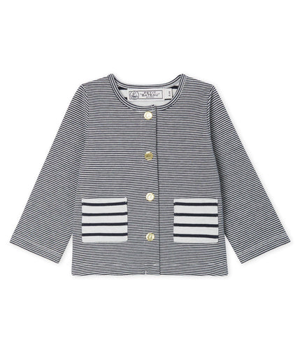 Petit Bateau Cardigan_4996101, Bimba, Multicolore, 92 (Taglia Produttore:) - Ilgrandebazar