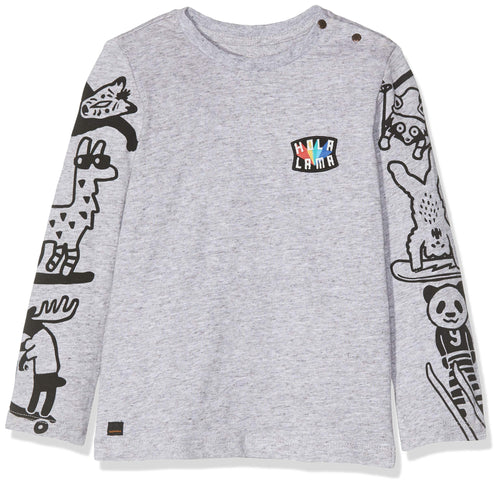 Catimini CP10062 Tee Shirt M/L Maglia a Maniche Lunghe, Grigio (Grey Chine... - Ilgrandebazar