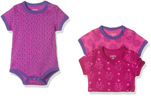 Care Body Bimba 0-24, pacco da 3 o 6, Multicolore (Rose pink), 0 -... - Ilgrandebazar