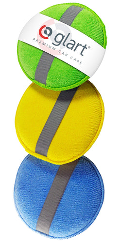 glart 43PP Pad di lucidatura con microfibre l'elastico Blu/verde/arancio