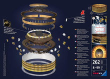 Carica l'immagine nel visualizzatore di Gallery, Ravensburger 11148 Colosseo Night Edition 3D Puzzle, 216 Pezzi Multicolore, Età Raccomandata 10+, Dimensioni Finali 32 x 26 x 10 cm
