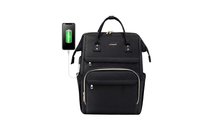 Carica l&#39;immagine nel visualizzatore di Gallery, LOVEVOOK Zaino Donna per PC Portatili, Laptop Portatile 15,6, Nero