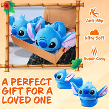 Carica l&#39;immagine nel visualizzatore di Gallery, Disney Pantofole Donna - Ciabatte Con Pelo Baby Yoda Stitch Ih Oh 35-41 - Ciabatte Pelose Donna Calde Gadget (Blu Stitch, 38-39 EU)
