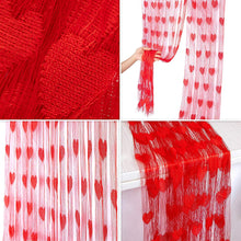 Carica l&#39;immagine nel visualizzatore di Gallery, Decorazioni per San Valentino,4Pcs Tende da Finestra Valentino Tende... - Ilgrandebazar