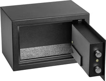 Carica l'immagine nel visualizzatore di Gallery, Homesafe HV20E Cassaforte Elettronica, 20x31x20cm (HxWxD), Satin Nero di Carbonio