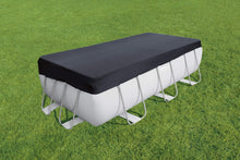 Carica l&#39;immagine nel visualizzatore di Gallery, bestway- Flowclear PVC-Abdeckplane 396x185 cm, Grau, für Power Multicolore