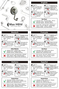 MaxHold Sistema di Vuoto- Porta Carta da Cucina 1.porta Utensili Da - Ilgrandebazar