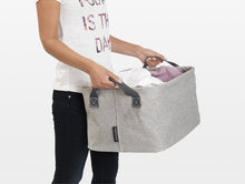 Carica l&#39;immagine nel visualizzatore di Gallery, Brabantia 105685 Cesta per Panni, Richiudibile, Tessuto, Grey 35 l, Grigio - Ilgrandebazar