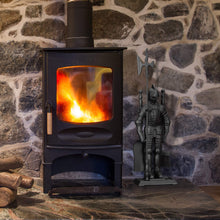 Carica l&#39;immagine nel visualizzatore di Gallery, Relaxdays Ritter, Accessori per Camino in ghisa Camino, Standard, Nero