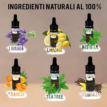 Carica l&#39;immagine nel visualizzatore di Gallery, Oli Essenziali Per Diffusori 6x10ML Qualità Made In Italy, Kit Olii 1 PACK - Ilgrandebazar