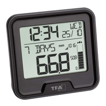 Carica l&#39;immagine nel visualizzatore di Gallery, TFA Dostmann Drop 47.3005.01 - Pluviometro Wireless con Temperatura Nero - Ilgrandebazar