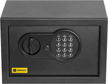 Carica l'immagine nel visualizzatore di Gallery, Homesafe HV20E Cassaforte Elettronica, 20x31x20cm (HxWxD), Satin Nero di Carbonio