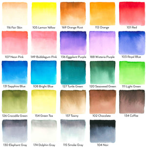 Arteza Pennarelli Acquerello Professionali, Set da 24 Colori, multicolore - Ilgrandebazar