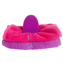 Carica l&#39;immagine nel visualizzatore di Gallery, Panno Struccante Viso Microfibra (Doppio Pacco), Rimuovi Purple And Pink - Ilgrandebazar
