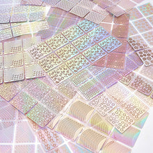 Carica l&#39;immagine nel visualizzatore di Gallery, 288 Pezzi Unghie Sticker Adesivi Vinile Stencil Nail Art Decorazione Set Nail Art Design Adesivi Punte Decalcomanie, 24 Fogli