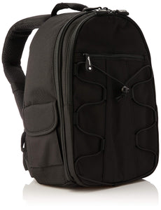 AmazonBasics- Zaino per fotocamera SLR + accessori, colore: Nero - Ilgrandebazar