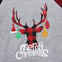 Carica l'immagine nel visualizzatore di Gallery, SANMIO Pigiama Famiglia, Due Pezzi Stampati Top + Pantaloni Set di Natale Famiglia Coordinati per papà Mamma Ragazzo Ragazza Bebè
