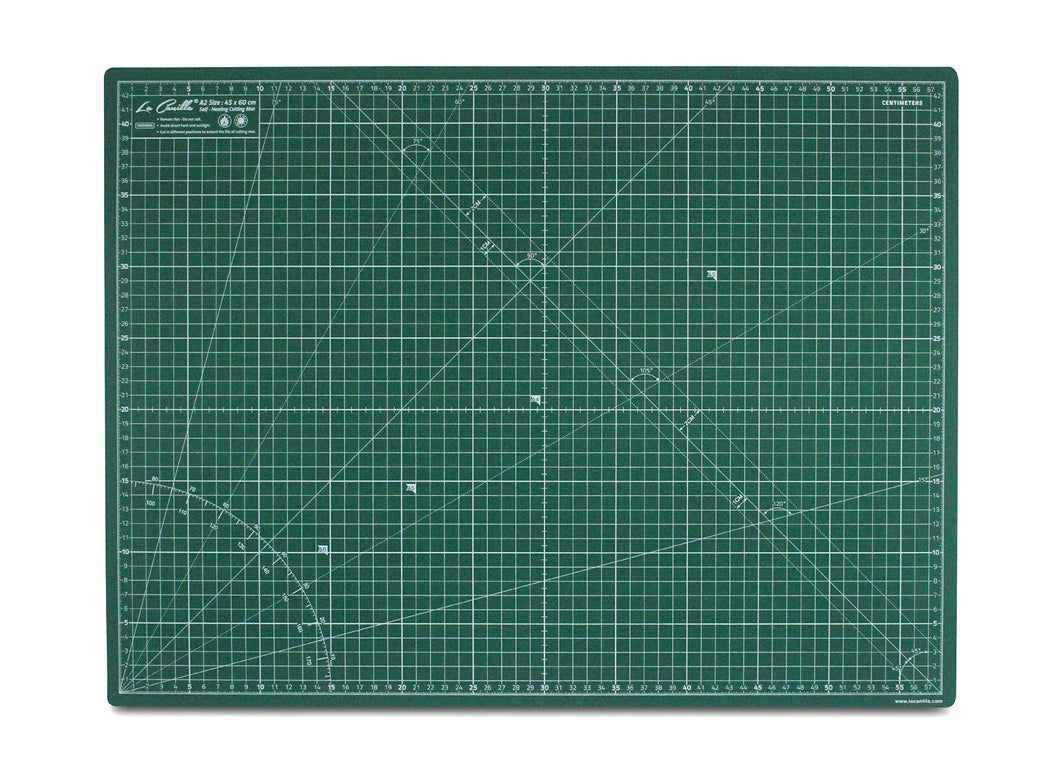 La Canilla ® - Tappetino Da Taglio Autoguarigione A2 (60x45cm) Verde - Ilgrandebazar