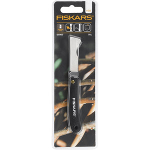 Fiskars Coltello da innesto a penna, Lunghezza totale: 17 cm, Acciaio Nero - Ilgrandebazar