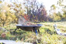 Carica l&#39;immagine nel visualizzatore di Gallery, La Hacienda Firebowl BBQ Barbeque with Folding Legs And Carry Bag for Black - Ilgrandebazar