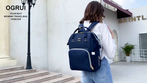 Zaino Mamma neonato Fasciatoio, Multifunzione Bambino Borsa Nappy Nero2 - Ilgrandebazar