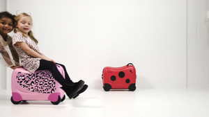 Samsonite Dream Rider - Valigia per Bambini, 51 cm, 28 l, Rosso (Ladybird L.)